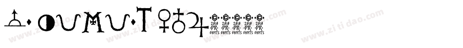 PR Viking 01字体转换
